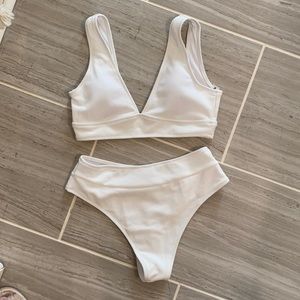 Never Worn. White Bikini.